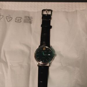 Brooks Brothers Black Automatic Watch (Running)